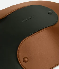 Interlocking Leather Tray - L