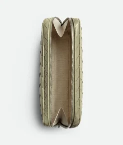 Intrecciato Medium Zipped Organizing Pouch