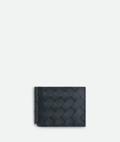 Intrecciato Bill Clip Wallet