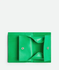 Intrecciato Flap Card Case