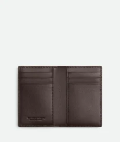 Intrecciato Flap Card Case