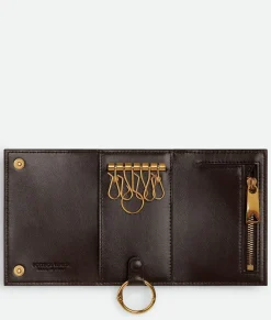 Intrecciato Folded Key Case
