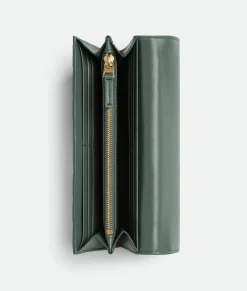 Intrecciato Large Flap Wallet