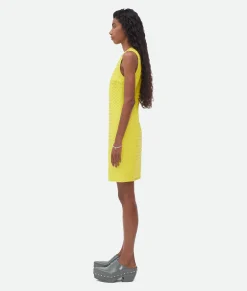 Intrecciato Leather Dress