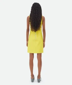 Intrecciato Leather Dress