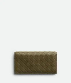 Intrecciato Long Wallet With Coin Purse