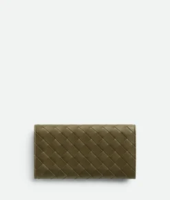 Intrecciato Long Wallet With Coin Purse