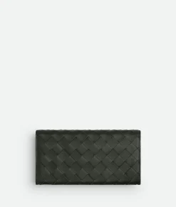 Intrecciato Long Wallet With Coin Purse