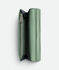 Intrecciato Long Wallet With Coin Purse