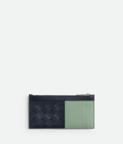 Intrecciato Long Zippered Card Case