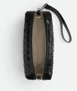 Intrecciato Pouch With Wristlet