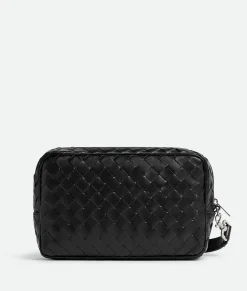 Intrecciato Pouch With Wristlet