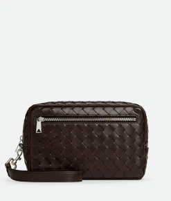 Intrecciato Pouch With Wristlet