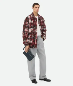 Intrecciato Pouch With Wristlet