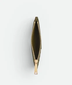 Intrecciato Slim Zipped Card Case