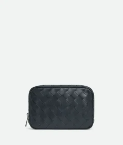 Intrecciato Small Zipped Organizing Pouch