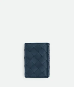 Intrecciato Tiny Tri-Fold Wallet