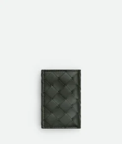 Intrecciato Tiny Tri-Fold Wallet