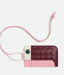 Intrecciato Toucan Card Holder On Strap