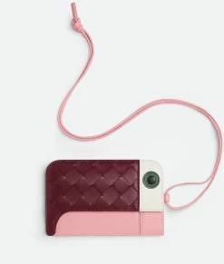Intrecciato Toucan Card Holder On Strap