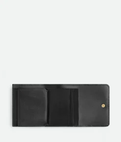 Intrecciato Tri-Fold Wallet
