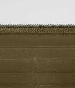 Intrecciato Zip Around Wallet