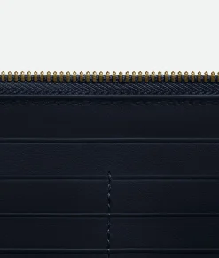 Intrecciato Zip Around Wallet