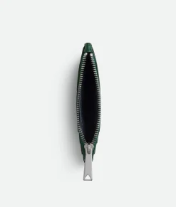 Intrecciato Zippered Card Case