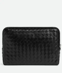Intrecciato Zippered Laptop Sleeve