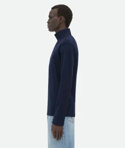 Jersey High Neck T-Shirt