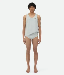 Jersey Rib Leather Boxer