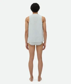 Jersey Rib Leather Boxer