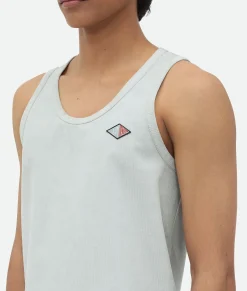 Jersey Rib Leather Tank Top