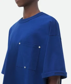 Jersey T-Shirt With V Pocket