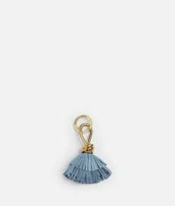 Knot Pompom Key Ring