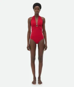Knot Stretch Nylon Swimsuit