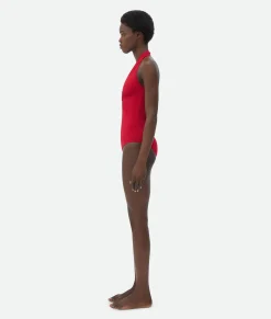 Knot Stretch Nylon Swimsuit
