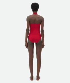 Knot Stretch Nylon Swimsuit
