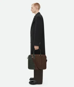 Large Intrecciato Briefcase
