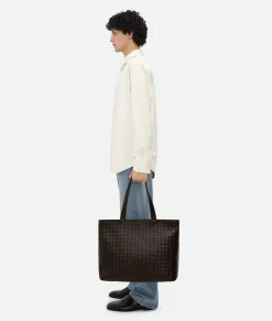 Large Intrecciato Zipped Tote