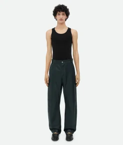 Leather Cargo Trousers