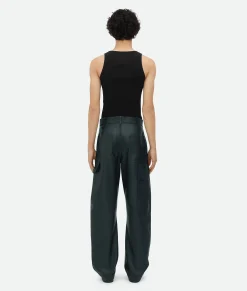 Leather Cargo Trousers