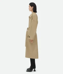 Leather Coat With Check Lining