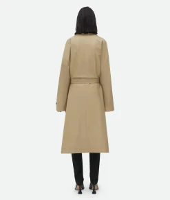 Leather Coat With Check Lining