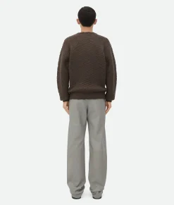 Leather Wide Leg Trousers