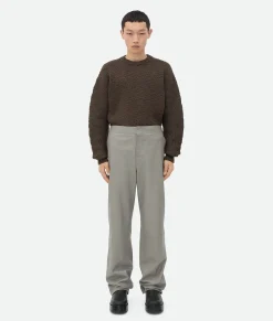 Leather Wide Leg Trousers