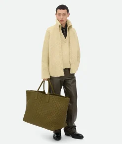 Leather Wide Leg Trousers