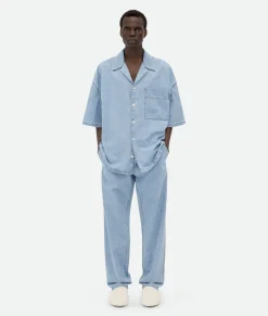 Light Bleached Elasticated Denim