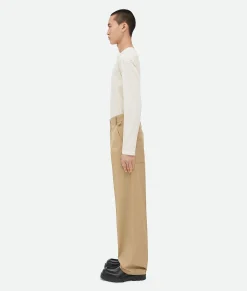 Light Cotton Twill Cargo Trousers