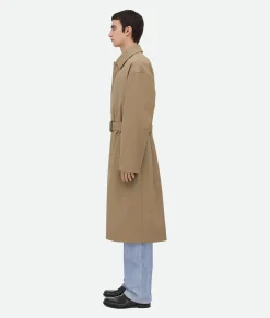 Light Cotton Twill Trench Coat